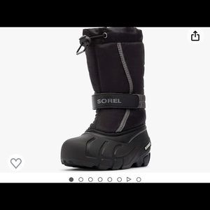 SORELS- Youth Flurry Winter Snow Boots for Kids (10)